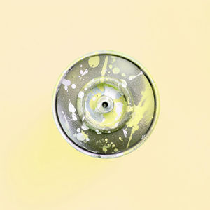 Directly above shot of drink on white background