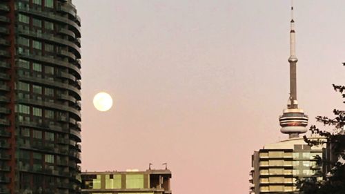 Low angle view of buildings against sky