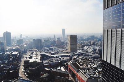 City skyline against sky