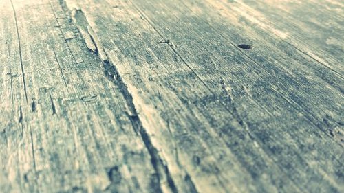Extreme close up of wooden plank