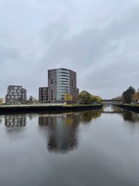 Low angle view of buildings against sky
