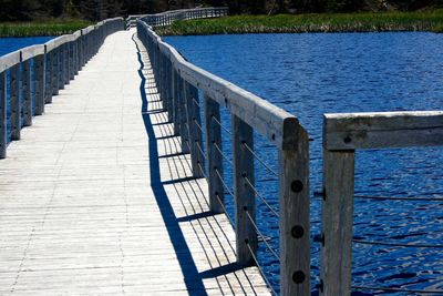 Pier on lake