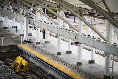 Railroad station platform