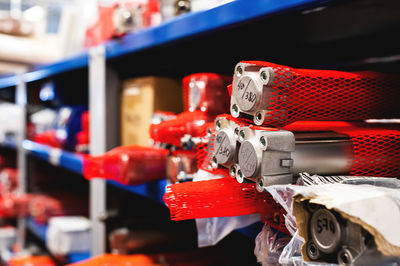 Close-up of machinery