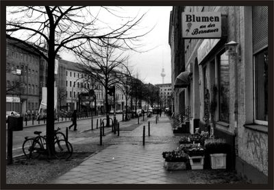 Street amidst buildings in city