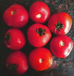 Close-up of red tomatoes