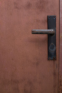 Close-up of old door