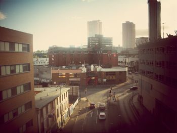 View of buildings in city