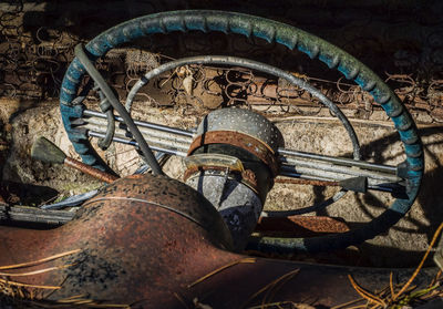 Close-up of rusty metal