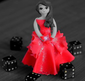 Close-up of red rose