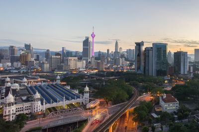 City skyline against sky