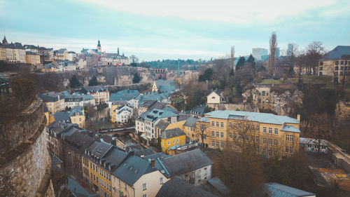 Cityscape against sky