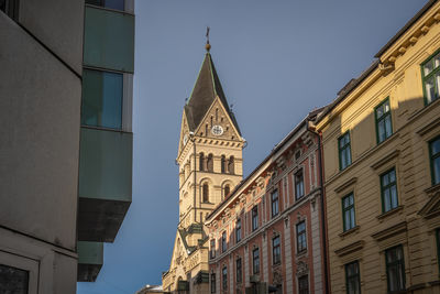 Low angle view of building against sky