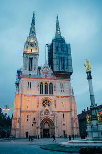 View of historic building against sky in city