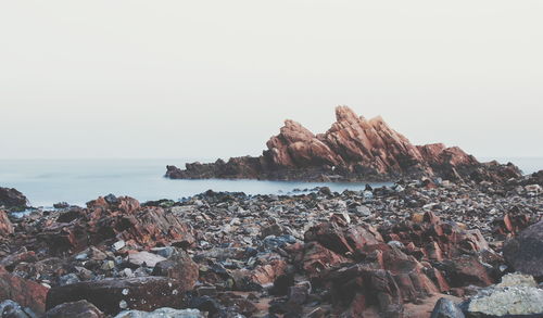 Rocky sea shore