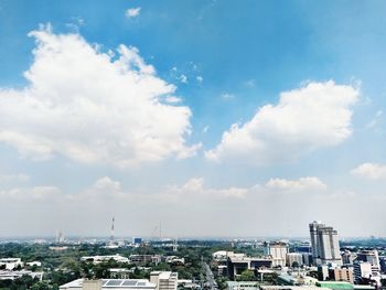 Cityscape against sky