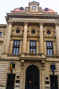 Low angle view of historical building