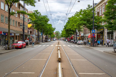 View of city street