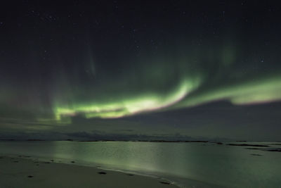 Scenic view of sky at night