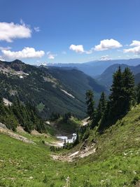 Scenic view of landscape against sky