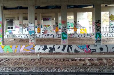 Graffiti on wall