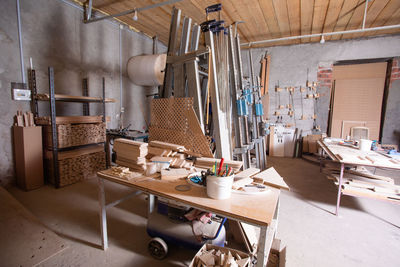 Interior of abandoned room