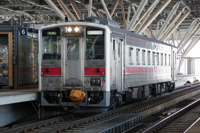 Kiha 54 local train at the asahikawa station