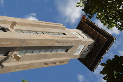 Low angle view of building against sky