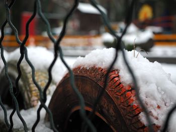 Close-up of snow