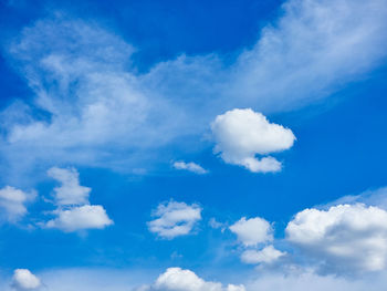 Low angle view of clouds in sky