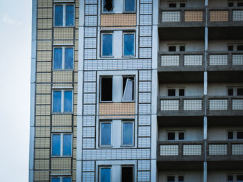 Low angle view of modern building