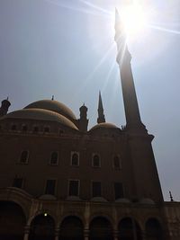 Low angle view of building against sky