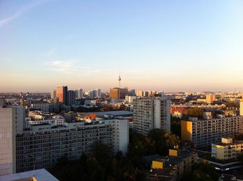 View of cityscape against sky