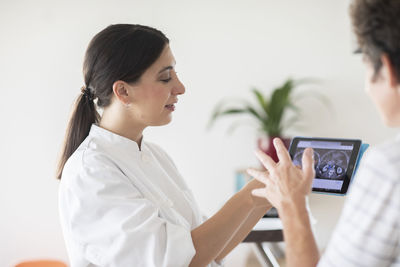 Young female doctor in a practice