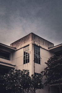 Low angle view of building against sky