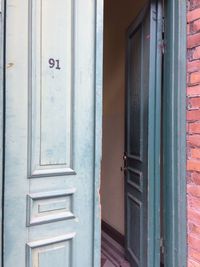 Full frame shot of closed door