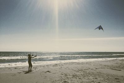 People on beach