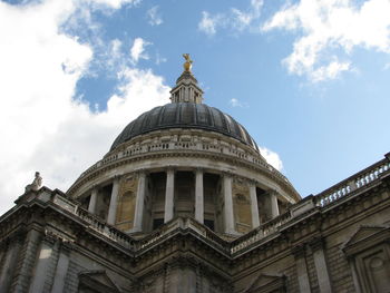 Low angle view of building against sky