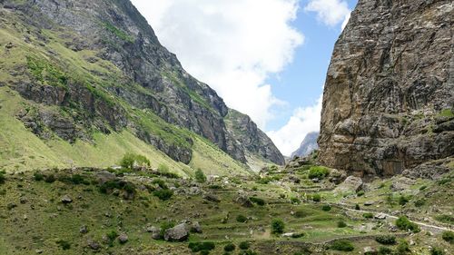 Scenic view of valley