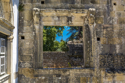 View of old building in city
