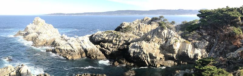 Panoramic view of sea against sky