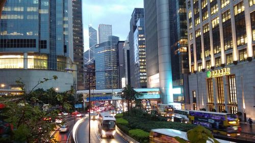 City skyline against sky