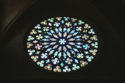 Low angle view of ceiling