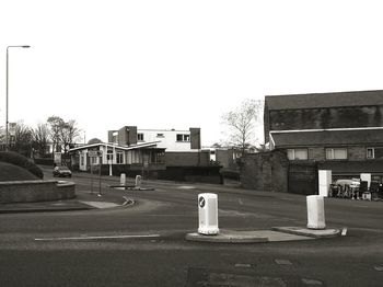 View of buildings along street