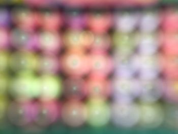 Defocused image of colorful blurred background