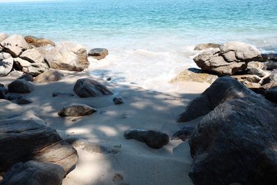 Scenic view of beach