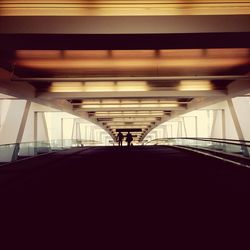 Interior of tunnel