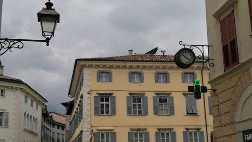 Low angle view of house against sky