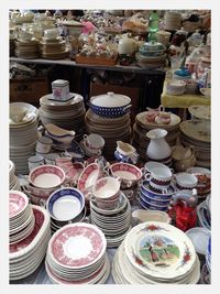 Full frame shot of market stall for sale