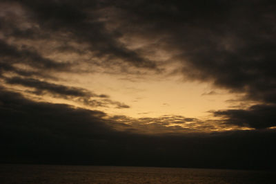 Scenic view of landscape against cloudy sky